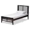 Baxton Studio Sedona Modern Dark Brown-Finished Wood Twin Platform Bed 143-7872 - alternate 4